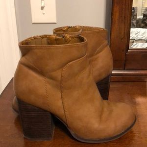 Torrid tan booties